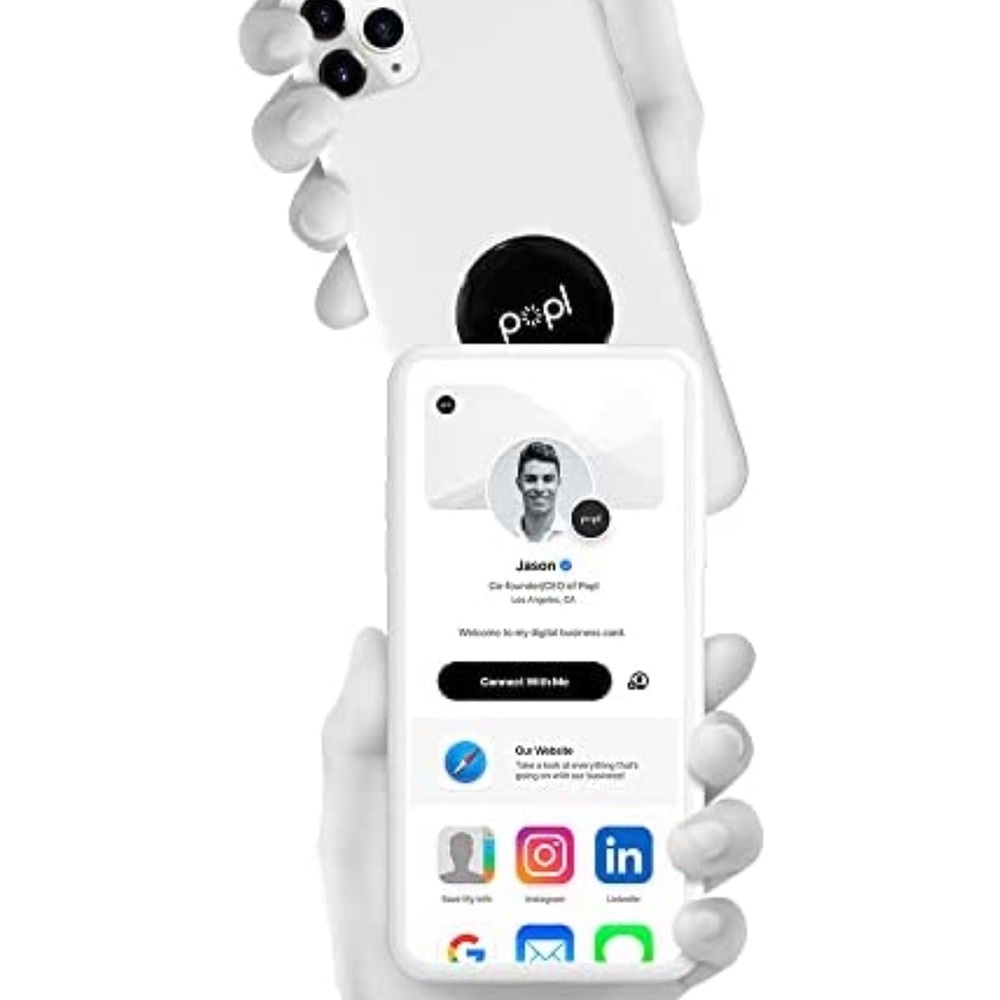 Pop digital business card.